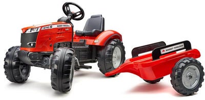 Falk Massey Ferguson S8740 Traktor med Tilhenger