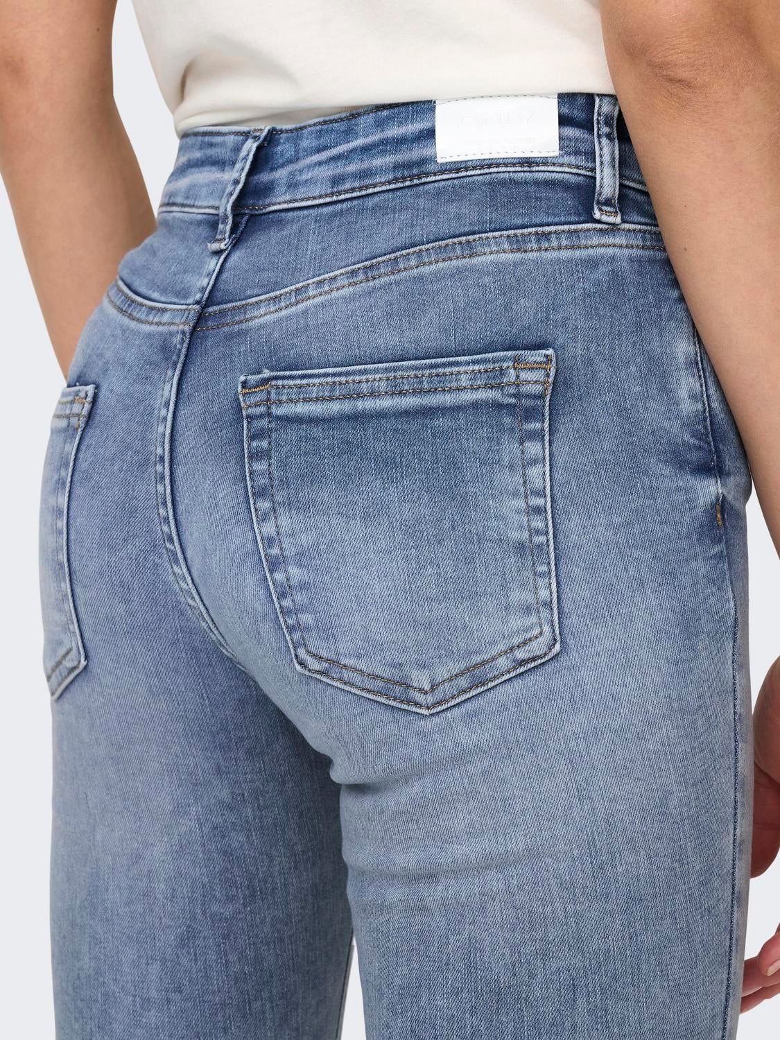 ONLBLUSH Mittlere Taille Skinny Fit Jeans Medium Blue Denim