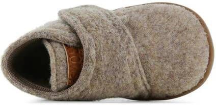 Shoesme baby schoenen taupe Bruin Textiel Effen 23