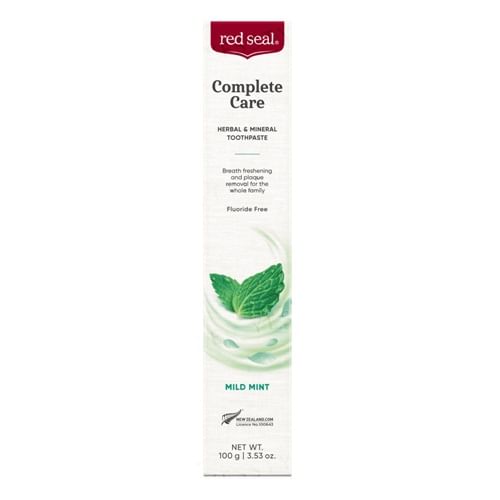 rode zegel - Complete Care Kruiden- en Minerale Tandpasta met Fluoride