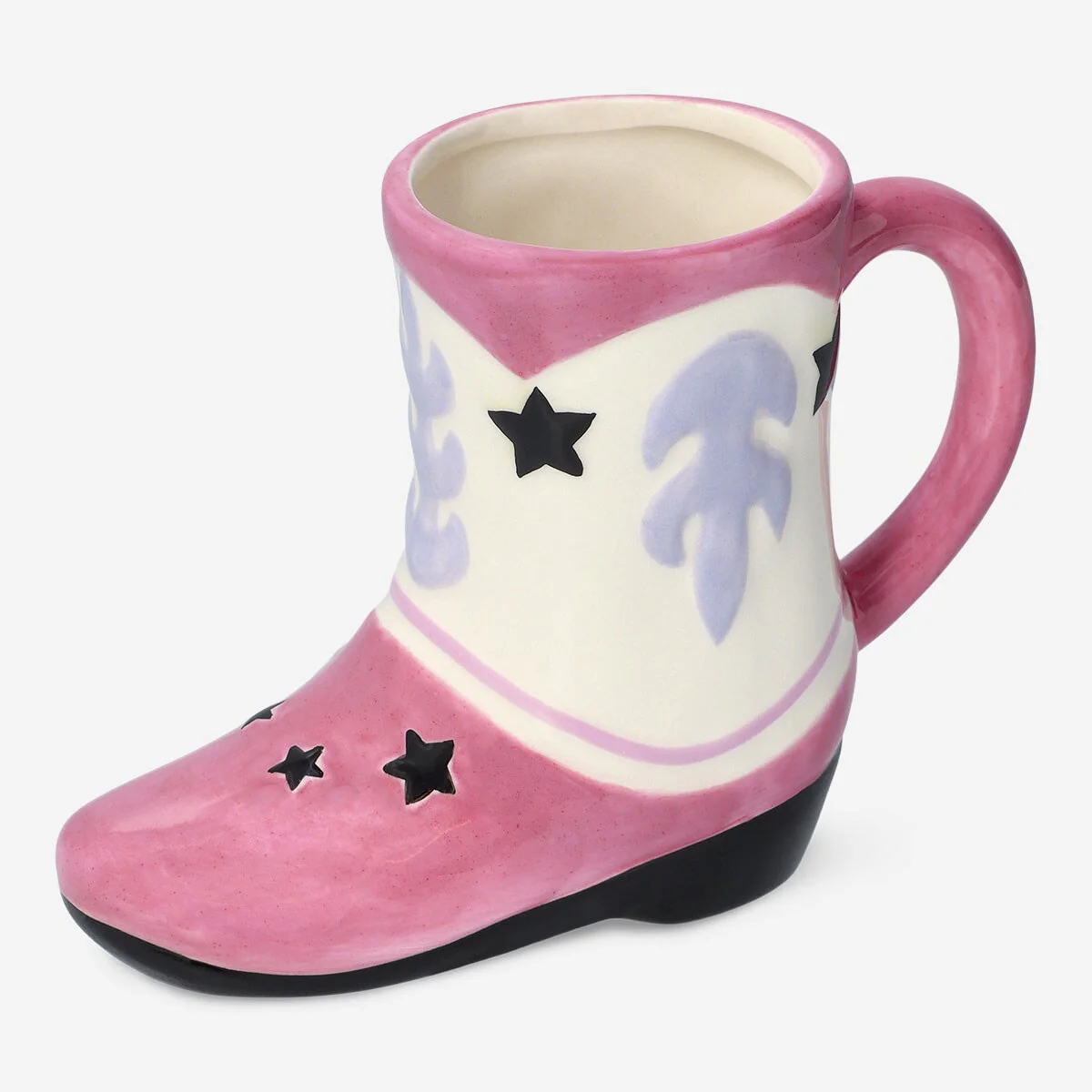 Pink krus formet som en cowboystøvle