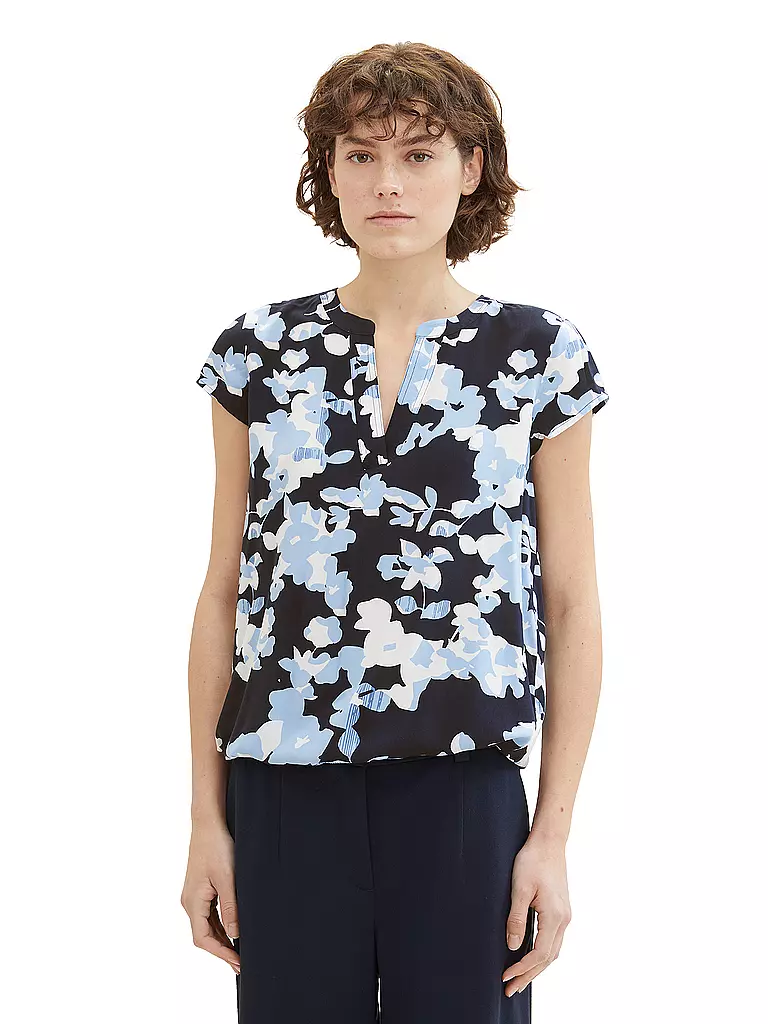 TOM TAILOR Bluse blau