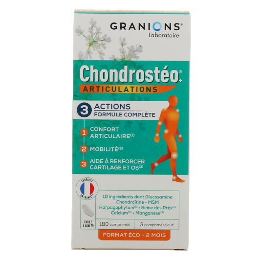 Chondrostéo+ Articulations Triple Action - Bien-être et mobilité articulaire - GRANIONS