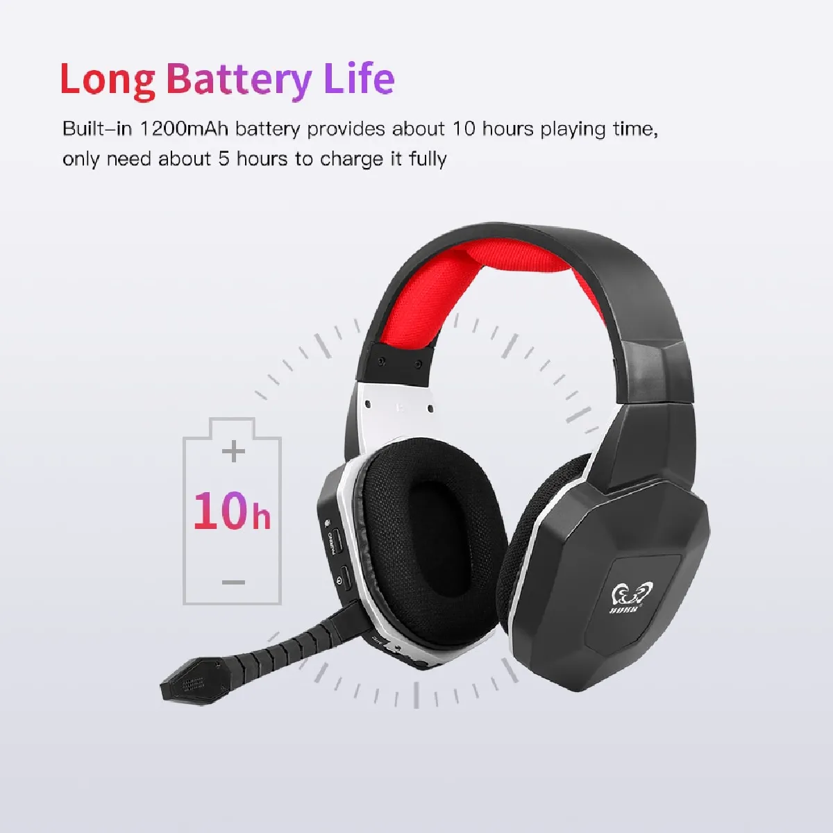 Universal Casque de jeu sans fil 7.1