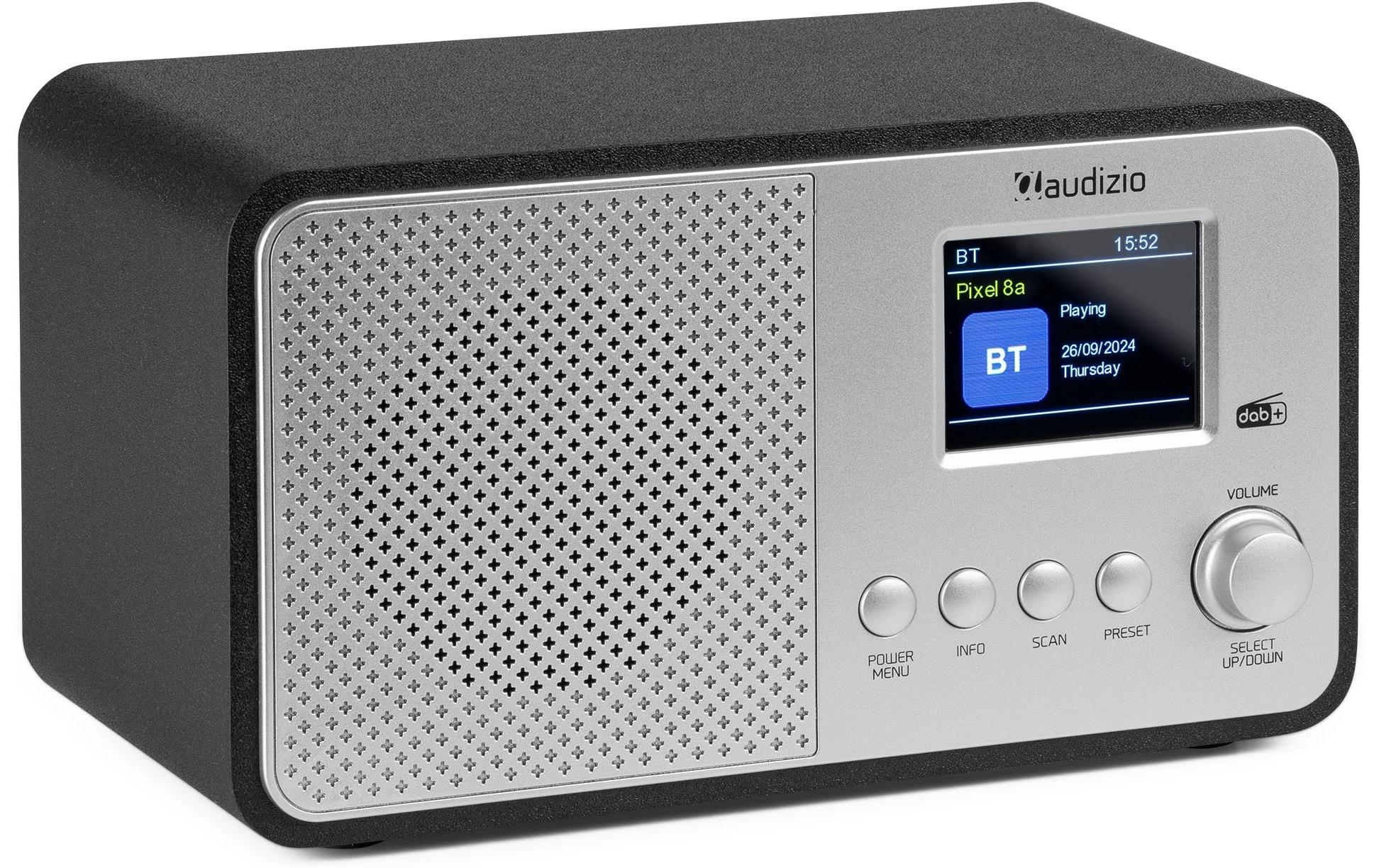 DAB+ Radio Avio SilberDAB+ Radio mit Bluetooth
