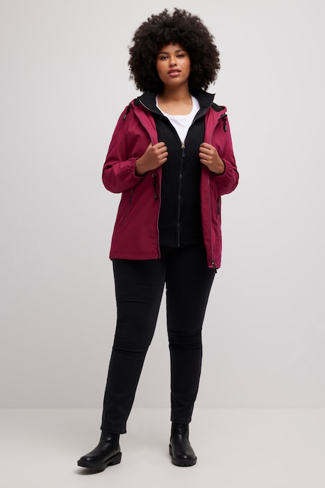 HYPRAR 2-in1-Jacke, mit Fleeceweste, wasserabweisend