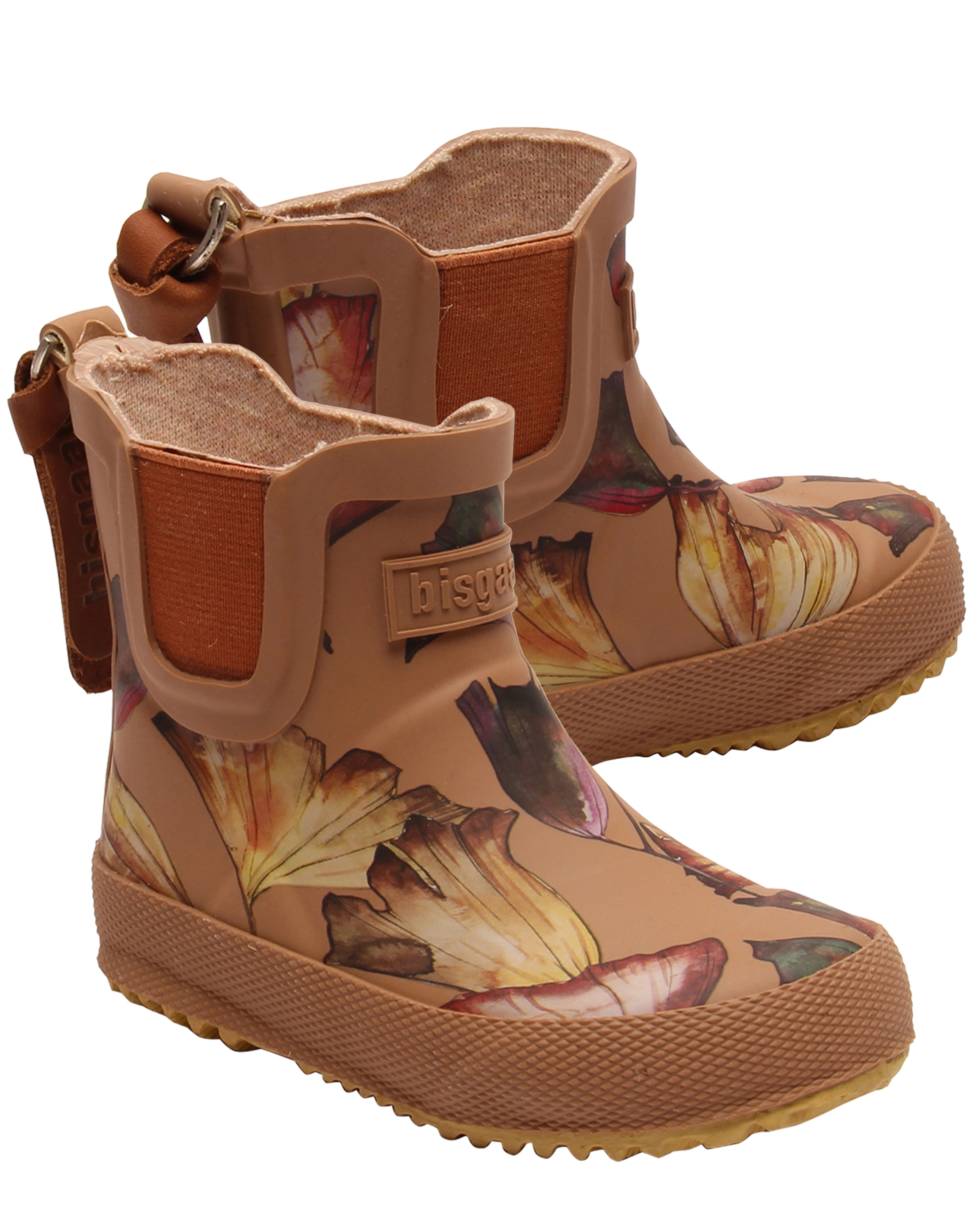 Gummistiefel BABY in camel flowers