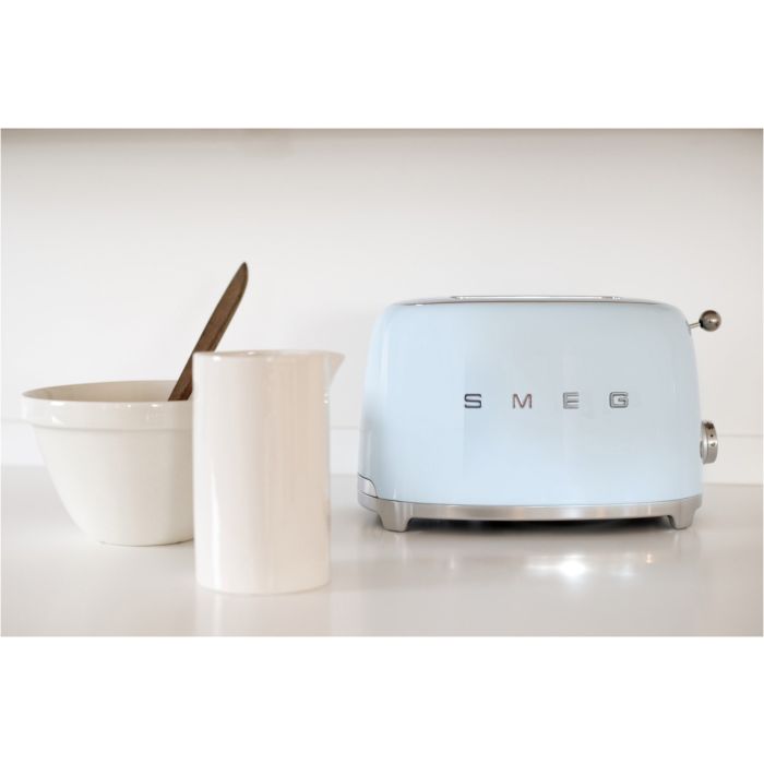 SMEG Toaster 2-Schlitz 50's Retro Style TSF01PBEU Pastellblau