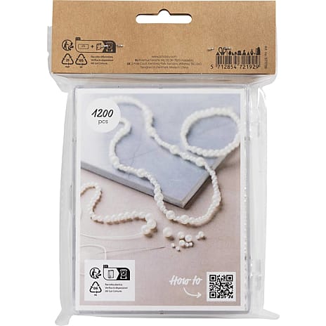 Creotime DIT kit smykker - hvid perlemor