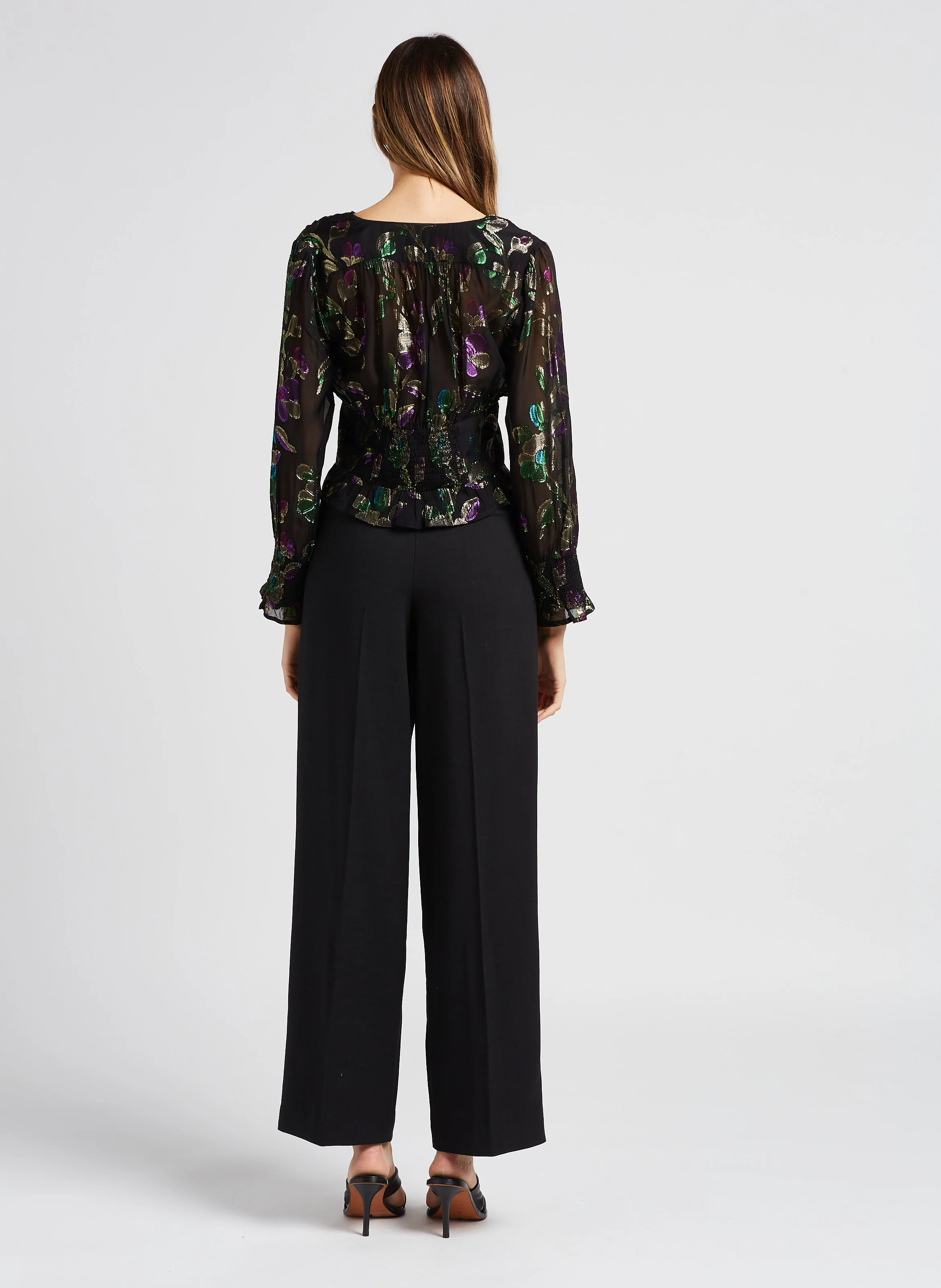 EDWIN - Pantalon large taille haute | Noir