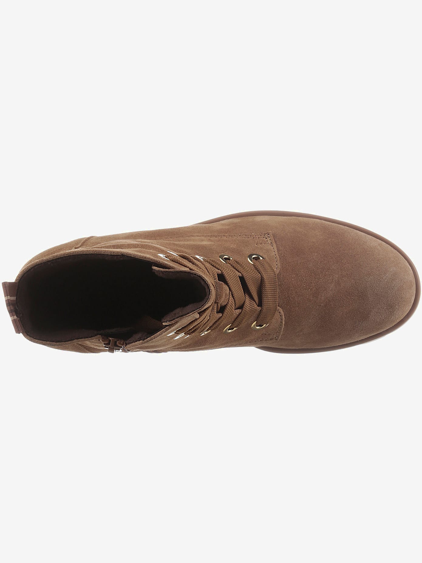 Bottines à lacets, semelle extérieure profilée