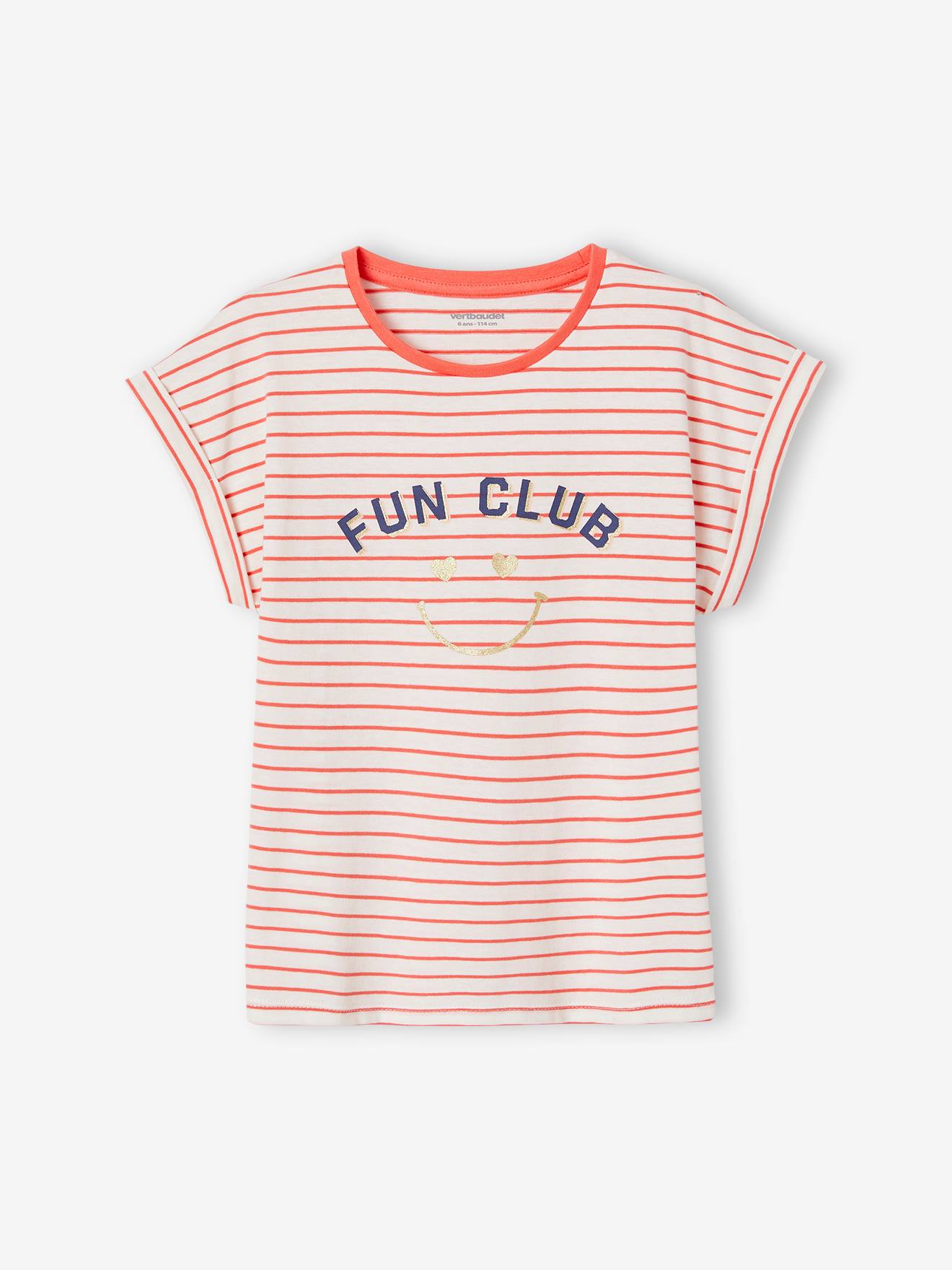 Conjunto de pijama esportivo coral com shorts para meninas