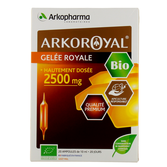 Arkoroyal Gelée royale Bio 2500mg