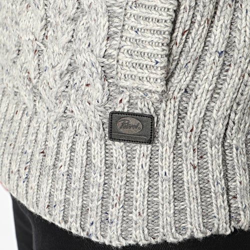 Veste Zippée Capuche KWH210 Gris Chiné