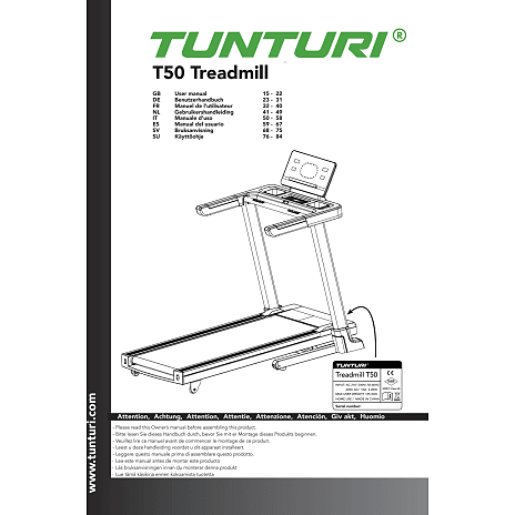Tunturi T50 Performance løbebånd