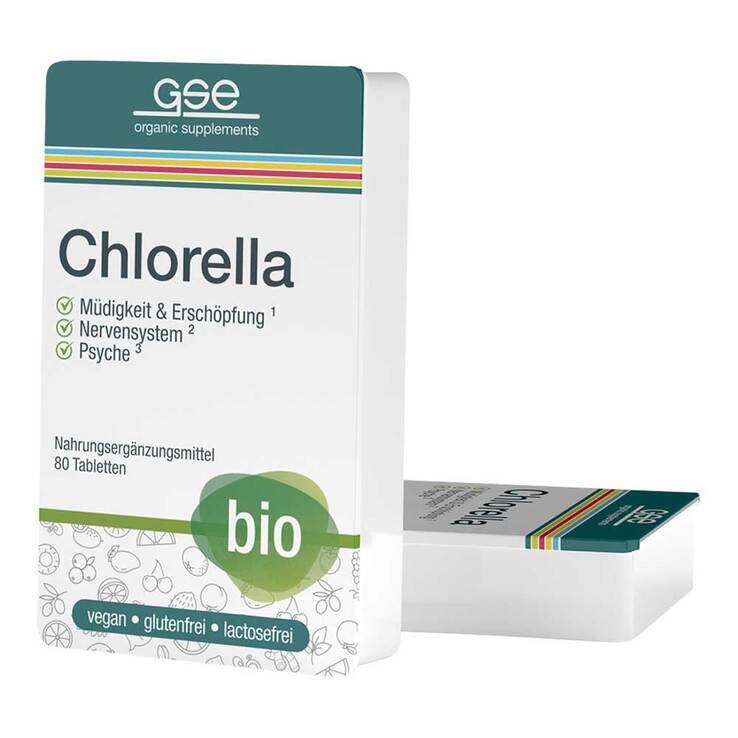 Chlorella 500 mg Bio Naturland Tabletten, 80 St