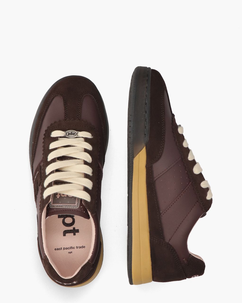 East Pacific Trade Diego Donkerbruin Damessneakers