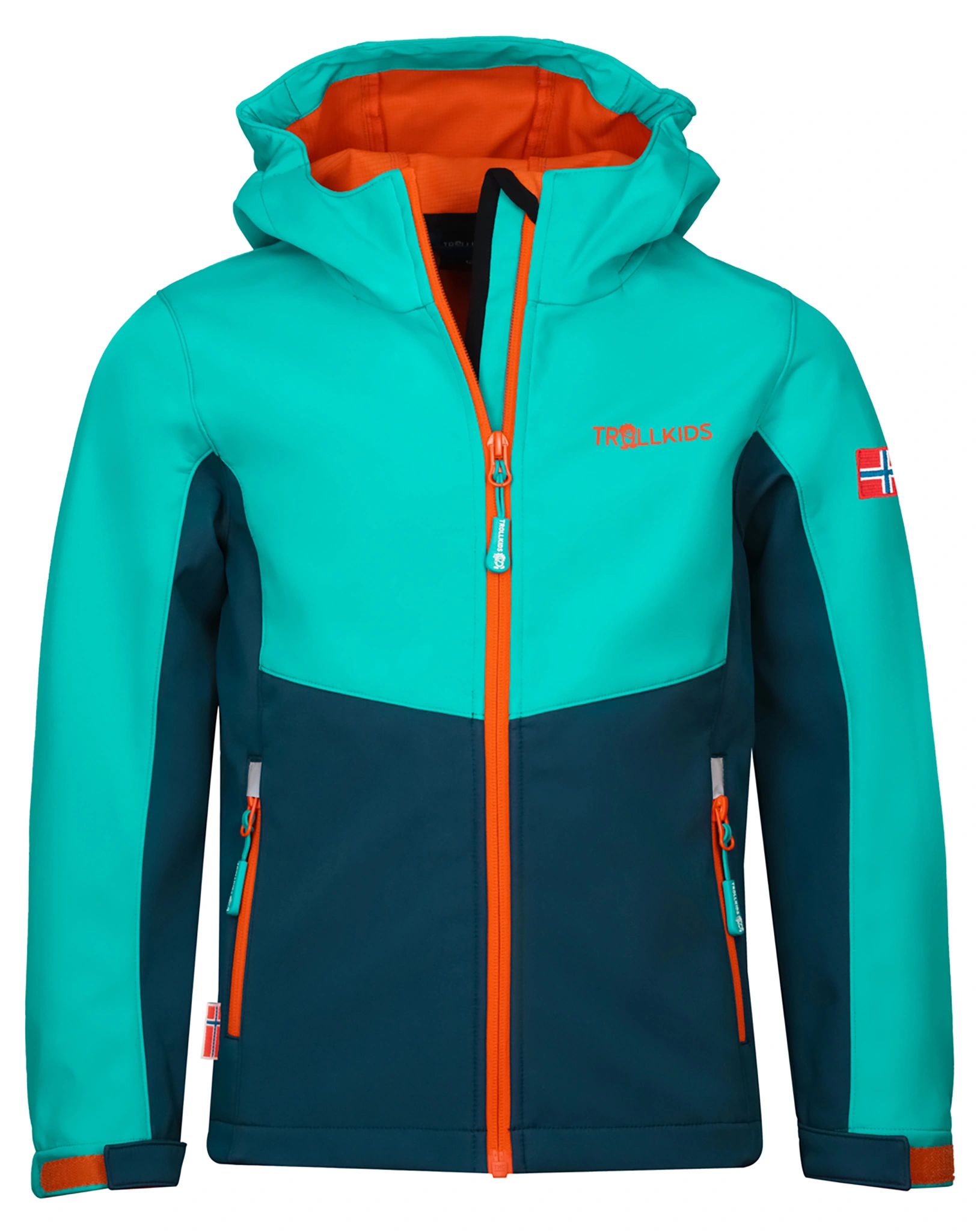 SoftshelljaKids KRISTIANSAND in lake blue/mystic blue