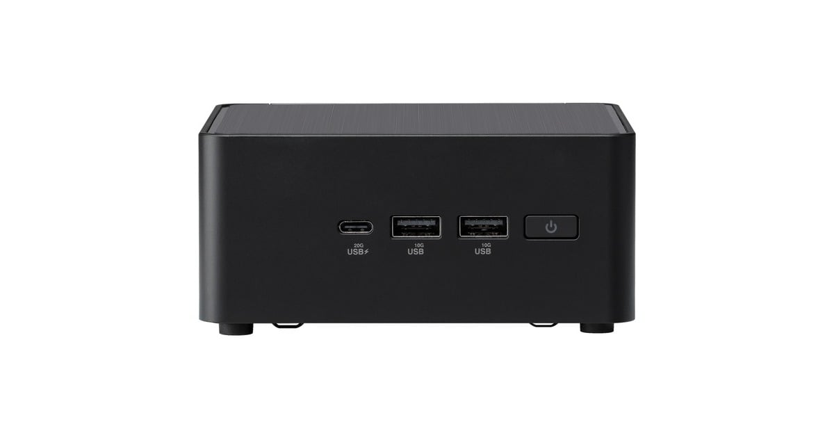 ASUSNUC 14 Pro Tall Kit RNUC14RVHV500002I barebone  (Zwart | Ultra 5 135H | Arc Graphics)