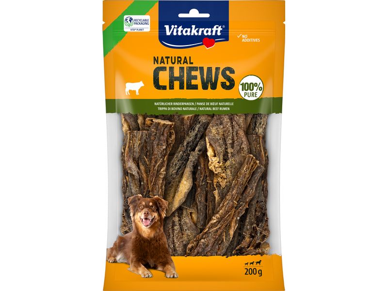 Vitakraft Pansen Natural Chews 200 g Einzelfuttermittel für Hunde