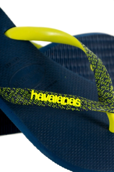 tongs havaianas top bold 0555 navy blue