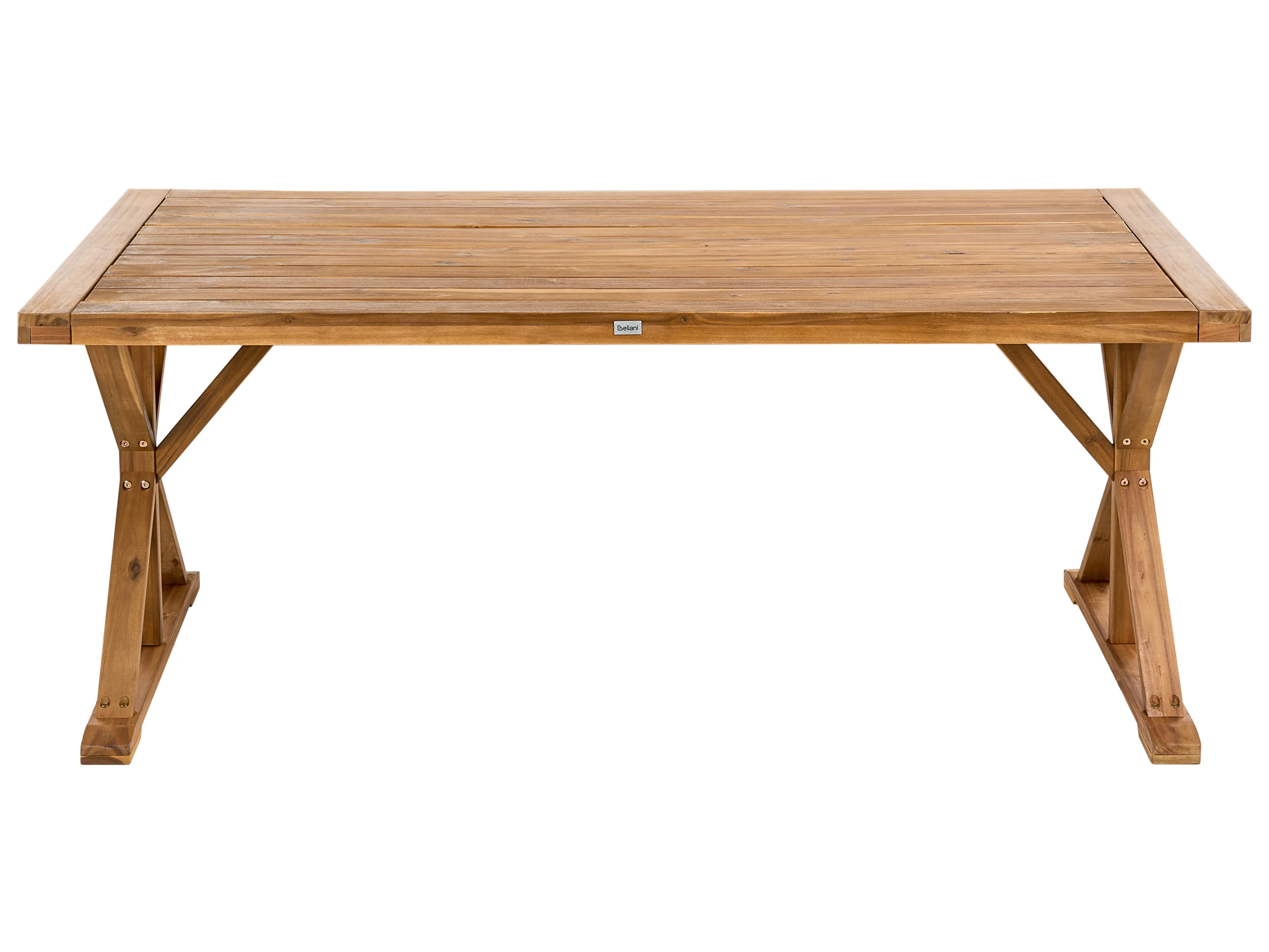 Tuin eettafel CALABRITTO 90 cm 180 cm Acaciahout Bruin
