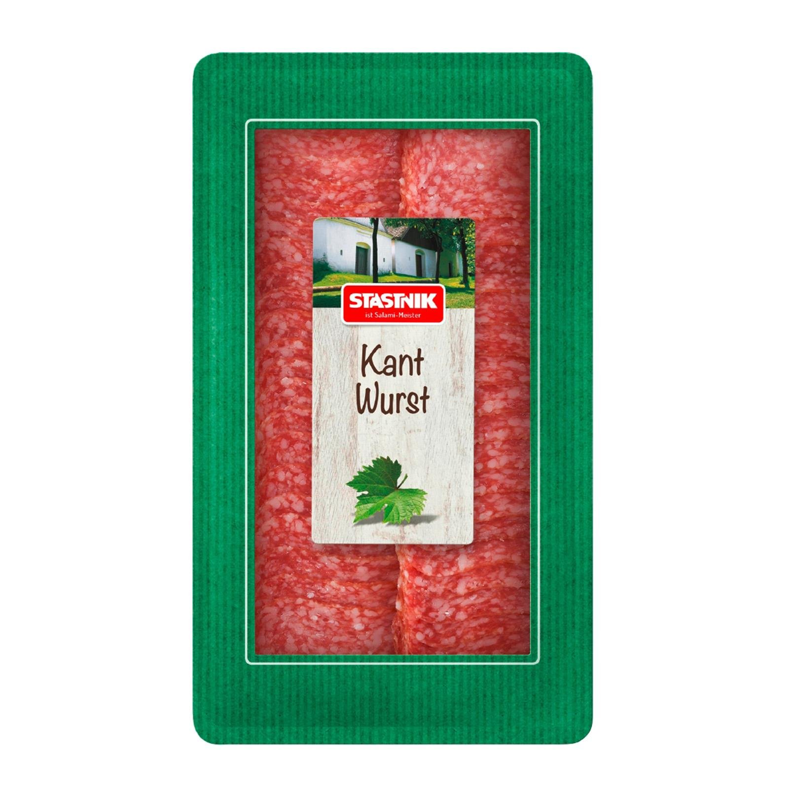 Stastnik Kantwurst geschnitten