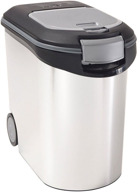 Curver Voedselcontainer Hond of Kat - 35L - 12KG - 28x49x42,5cm - Metallic