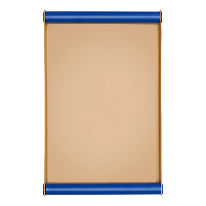 Design Letters - Ray Tablett, Large, beige / cobalt blue