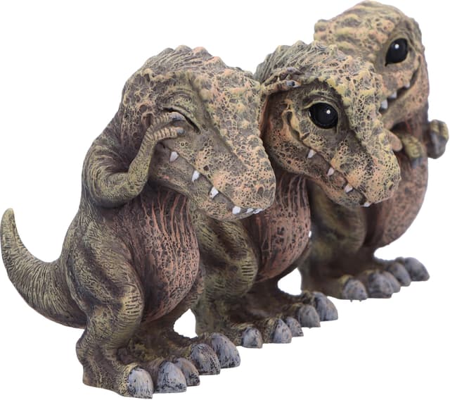 Nemesis Now Three Wise actionfigurer (Tyrannosaurus Rex,