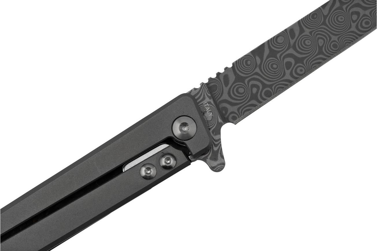 Ocaso Solstice Damascus 10IFR Fat Carbon Dark Matter Red, zakmes