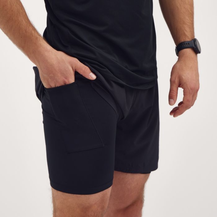 Lipati Herre Shorts Sunshine 2in1 Shorts Sort