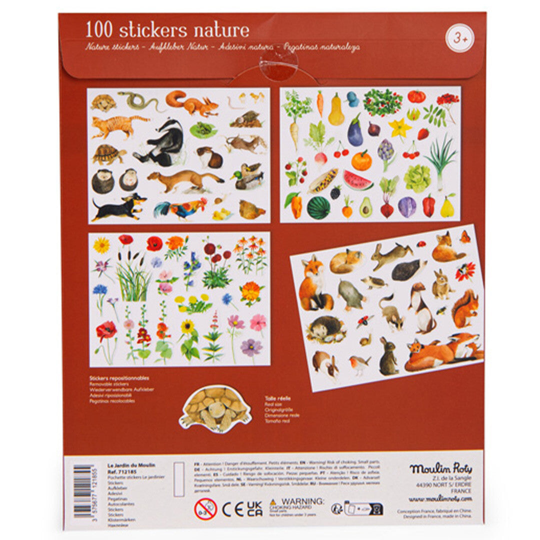 Moulin roty stickerset de tuinman