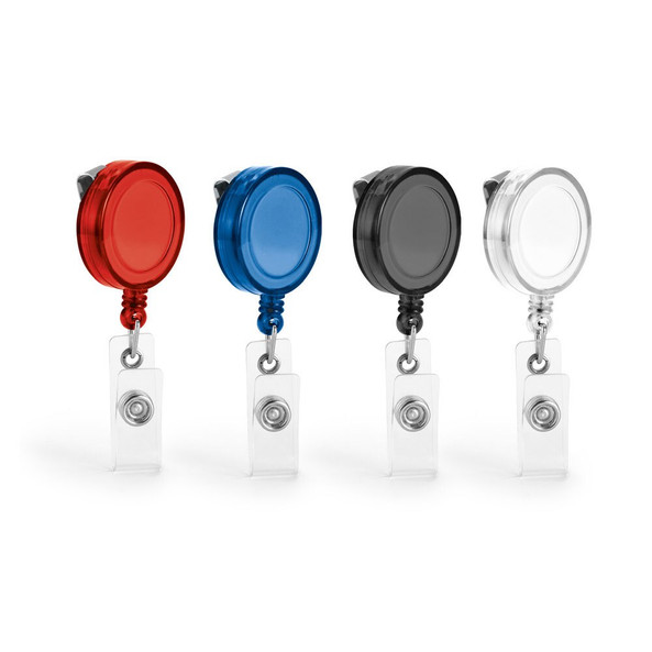 hi!dea 53569 - Porte-badge extensible avec clip métallique