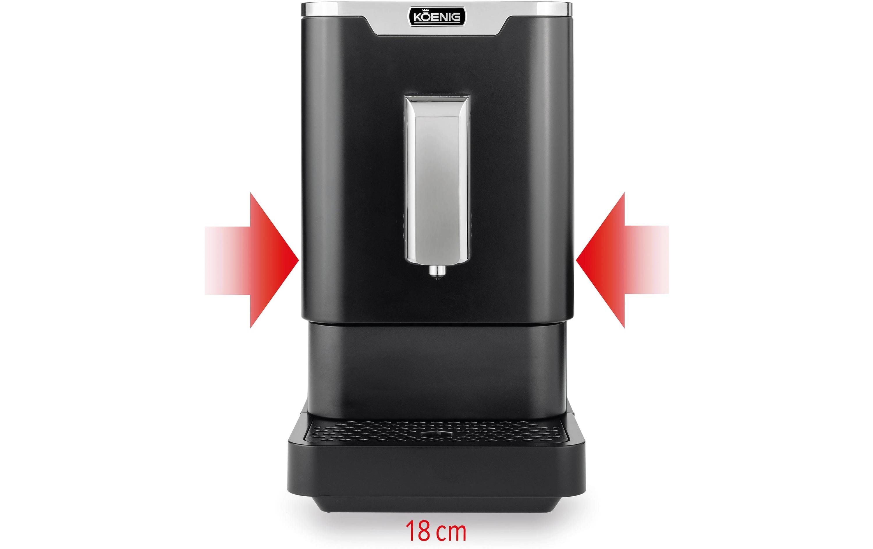 Kaffeevollautomat Black Star Schwarz<br>Energieeffiziente und kompakte Kaffeemaschine