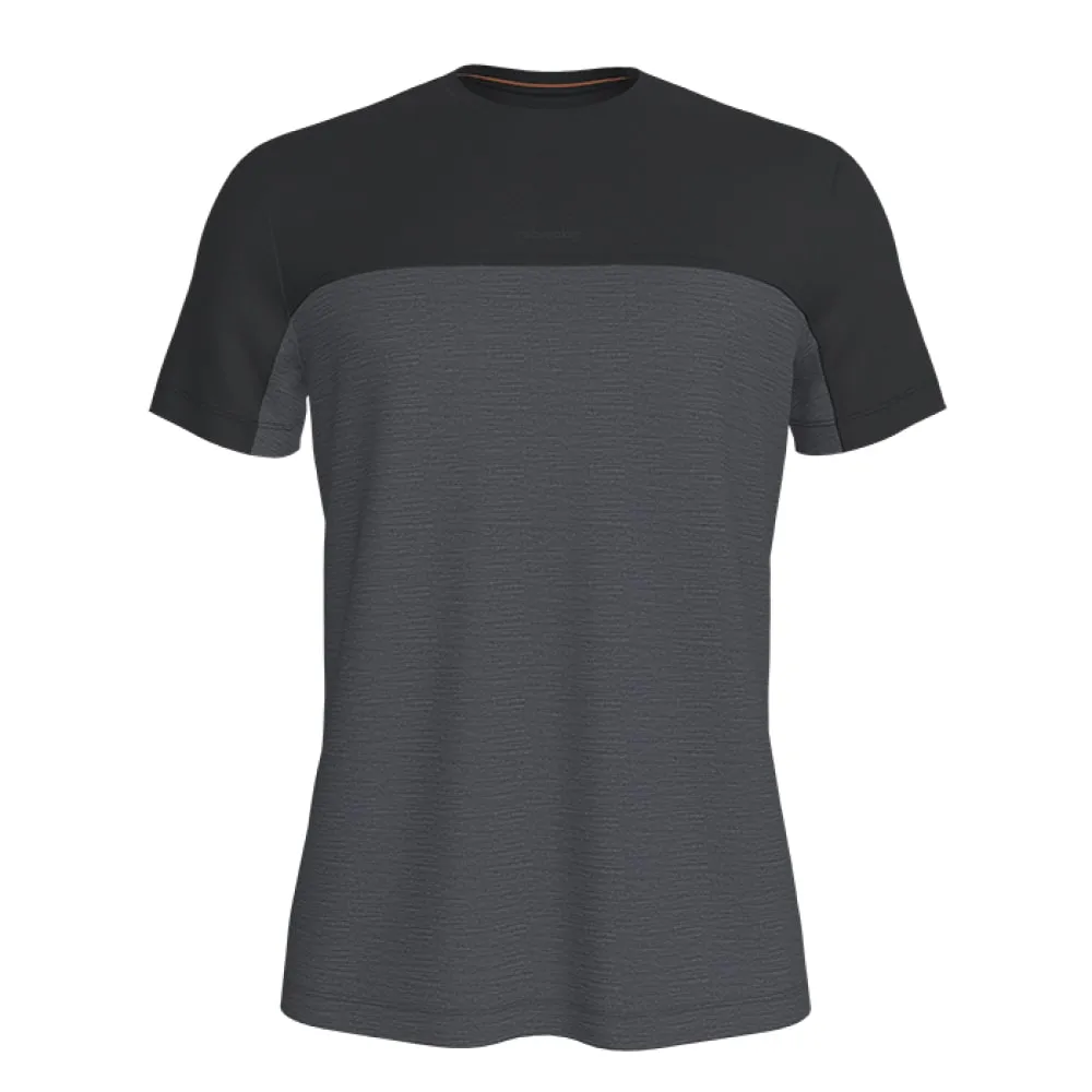 Icebreaker Men Merino 125 Cool-Lite™ Sphere Iii Ss Tee Colour Block Graphite Hthr/Black/Cb