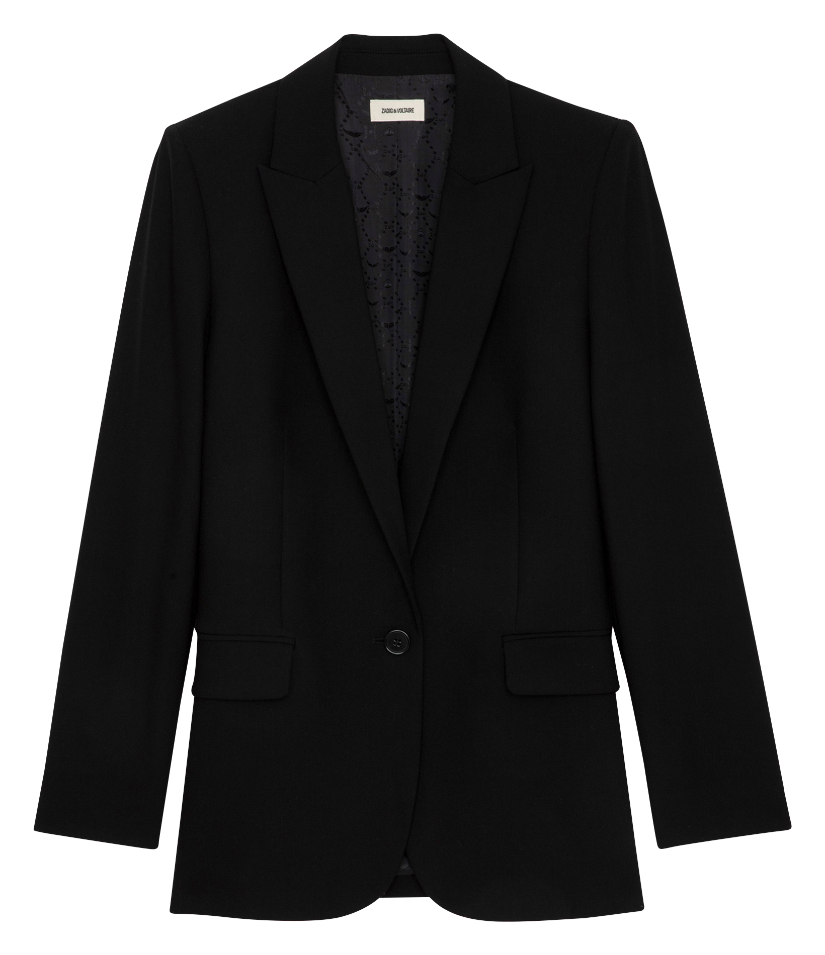 VALSE - Veste de costume droite | Noir