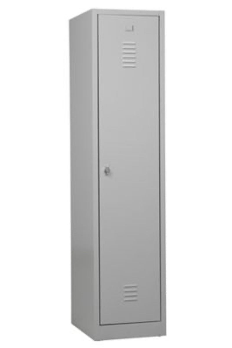 PROREGAL Garderobekast Camel 1 Compartiment Met Pro Divider HxBxD 180 x 41 x 50 cm Hangslot Grijs