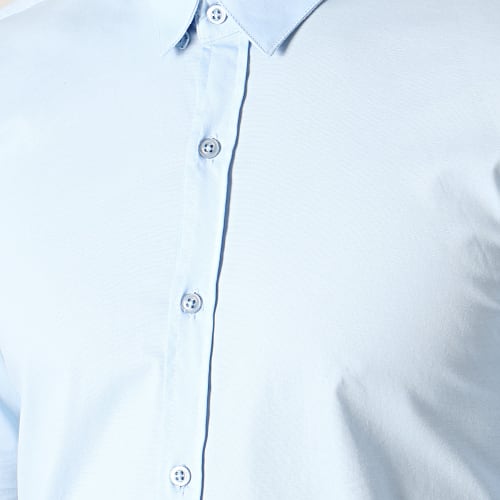 Chemise Manches Longues Slim Fit 294 Bleu Clair