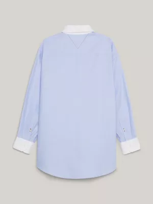 Camisa Oxford Crest Archive Boyfriend Fit