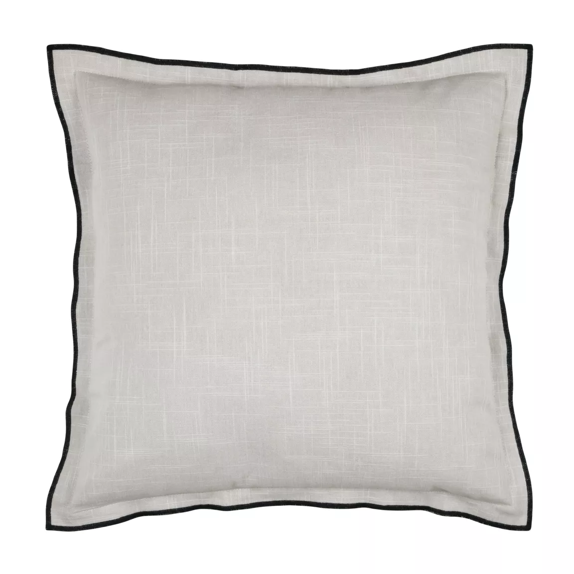 Coussin carré coton (45 x 45 cm) Helios Ecru