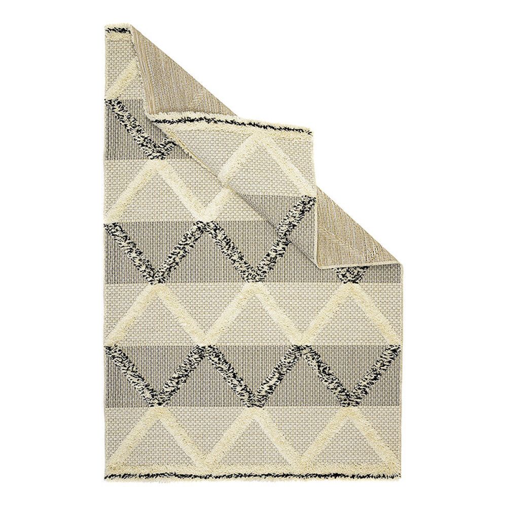 GULVTEPPE AROSA 160X230CM BEIGE/SVART
