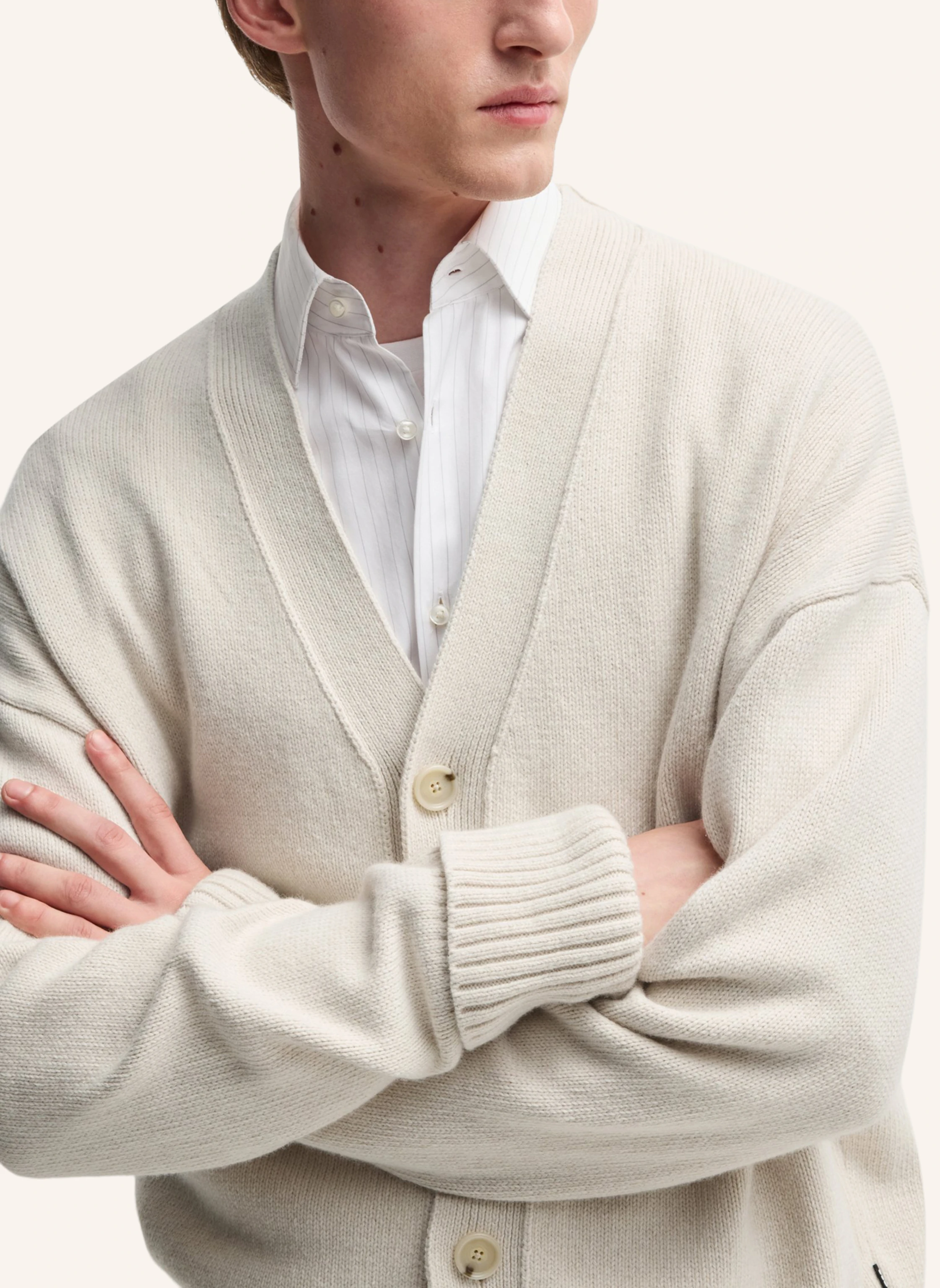 BOSS Strickjacke C-BELLACO Relaxed Fit