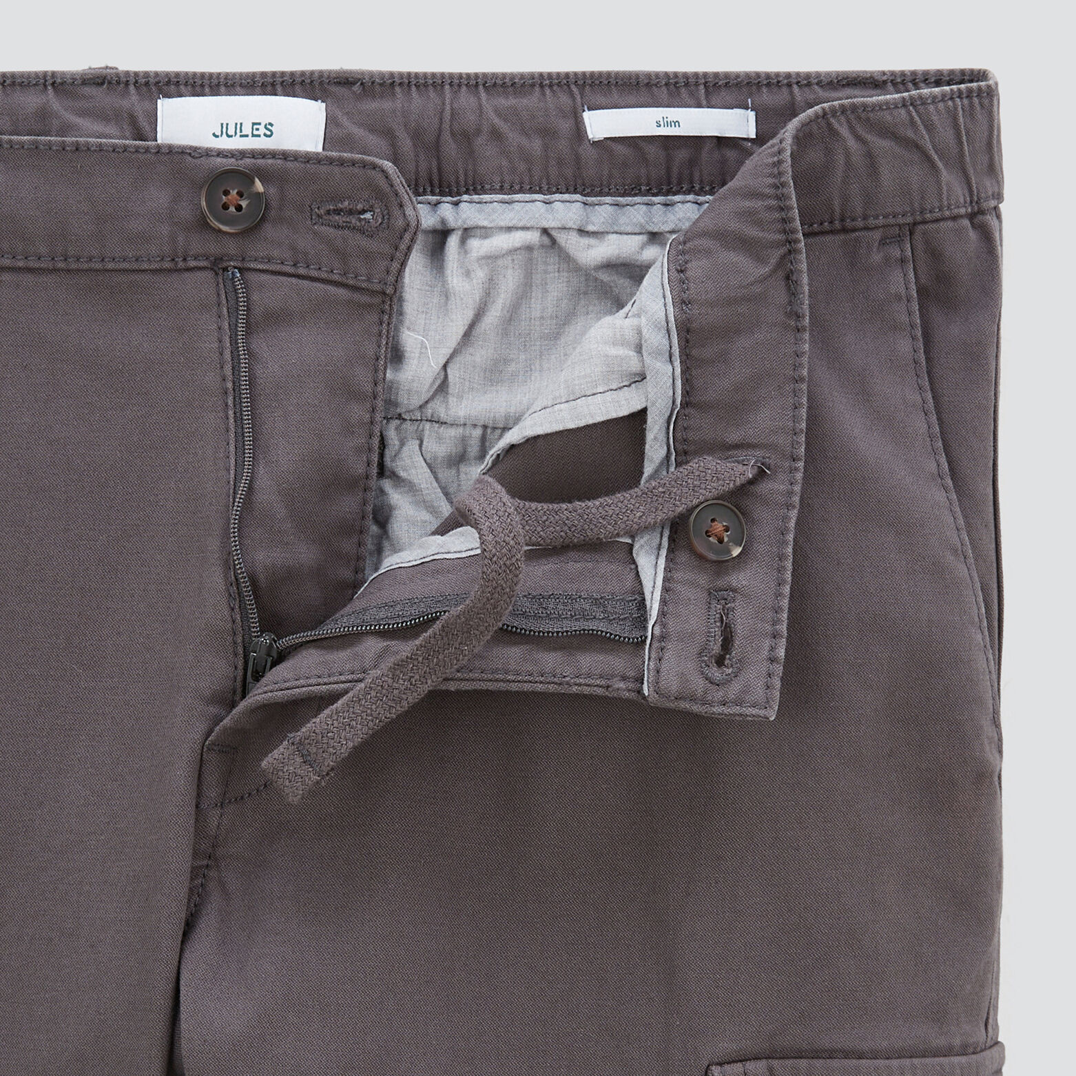 Pantalon cargo Gris moyen