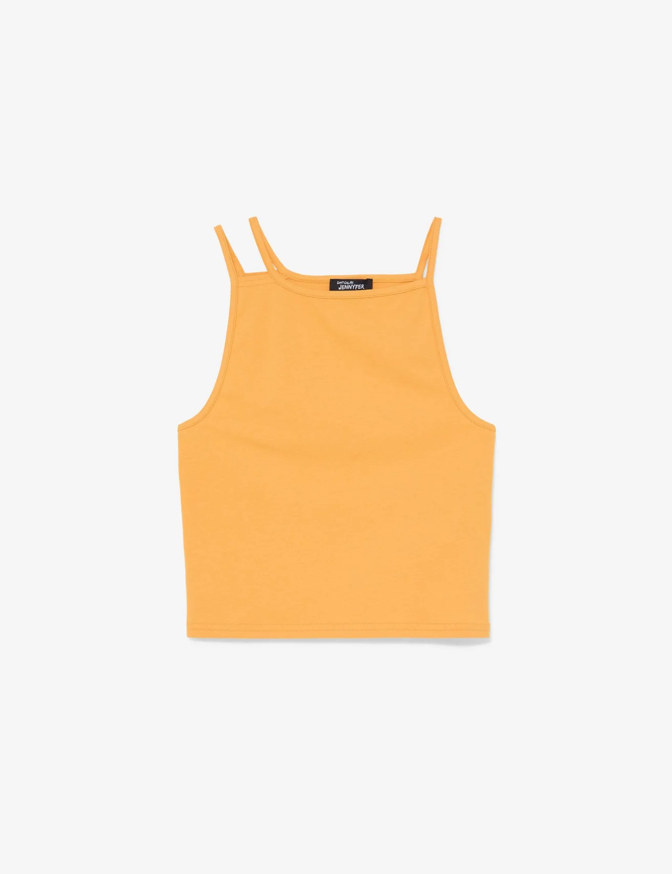 Débardeur double bretelles orange foncé