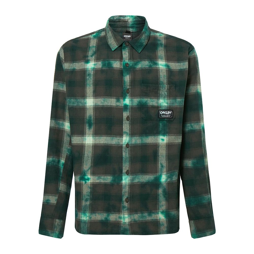 Oakley CABIN PLAID FLANNEL - Chemise Homme green check