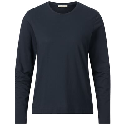 Damen-Langarmshirt, Dunkelblau