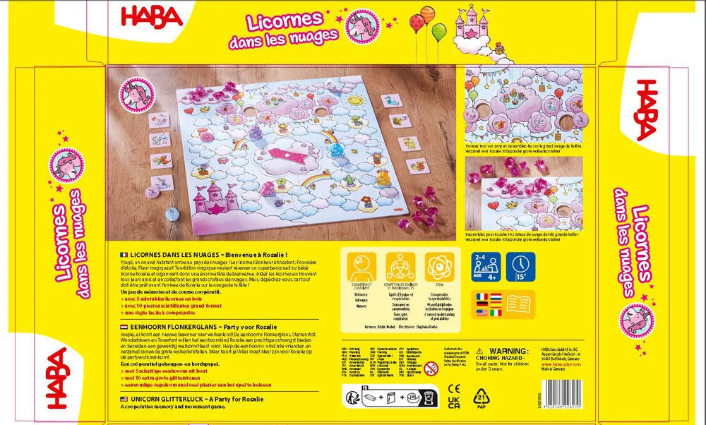 LICORNE DANS LES NUAGES - BIENVENUE A ROSALIE