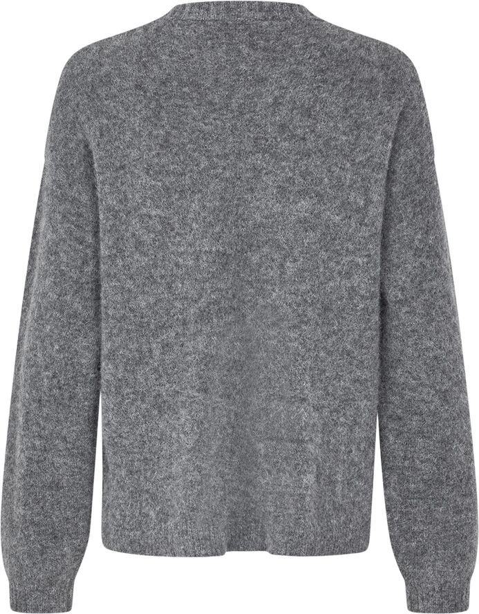 Envii ENADA LS KNIT 7216 Dark grey mel