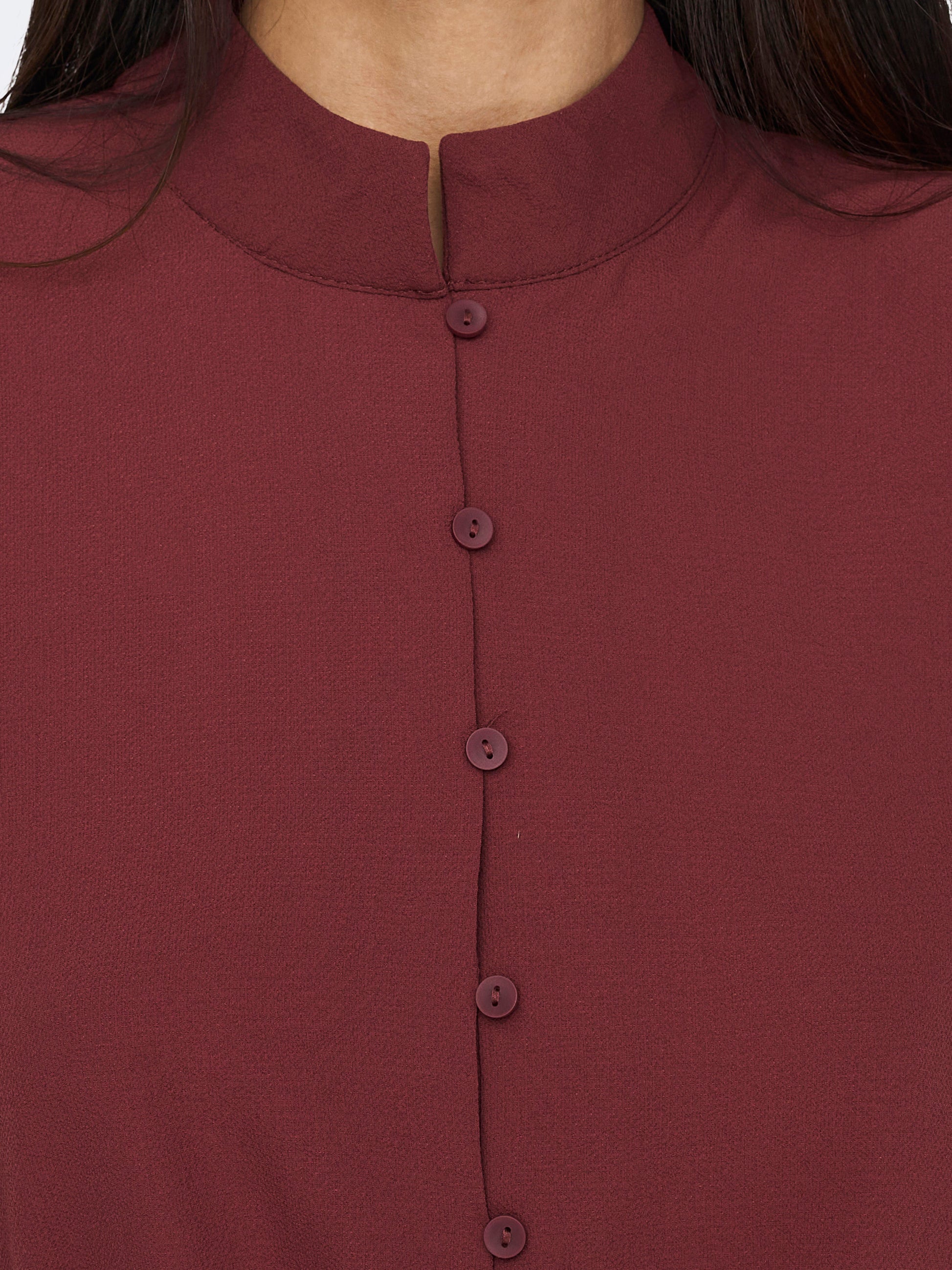 JDYHALLIE Kurzes Kleid Oxblood Red